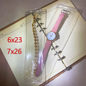 Sealed Anti-Oxidation Long Strip Zipper Jewelry Bag Watch Hairpin Dust Protection Transparent Storage Case Fashion Accessories