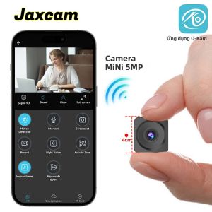 Camera IP Wifi Mini 5MP HD Giám Sát An Ninh Nhà Thông Minh Trong Nhà Với Tầm Nhìn Ban Đêm Và Máy Quay Âm Thanh Không Dây Phát Hiện Con Người