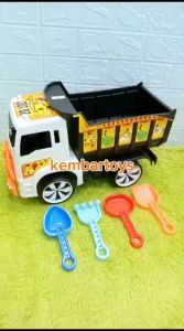 JDT02 [FREE SEKOP] Mobil Trek Mainan Dump Truck Angry Bird Truk Super Besar