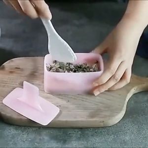 Rice Mould Musubi Molder Maker Rectangular Layer Mold Box Scoop Onigiri Meat Press Plate Mold Box LE