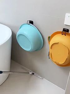 1/2pcs Stainless Steel Wall Hooks Adjustable Kitchen Bathroom Basin Hanger Multifunction Punch-free Storage Rack Heavy Duty Hook