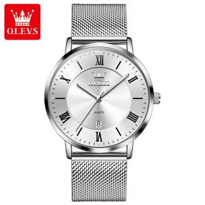 OLEVS | OLEVS Brand Fashionable Ultra-Thin Single Calendar Quartz Watch Hot Selling Mens Watch Mens Model 5623