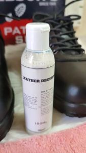 Leather Milk Dressing for Leather Shoes wallet belts leather seats 100ML with Microfiber Cloth