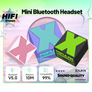 X1 Wireless Bluetooth Speaker Portable Bluetooth 5.0 Stereo Surround Mini Desktop Speaker Outdoor Subwoofer Loudspeaker Audio Player Speaker 蓝牙音箱 便携式 迷你小音响