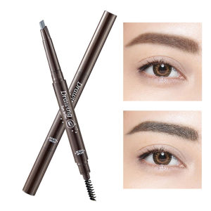 Eyebrow Pencil 2 in 1 Natural Alis Pensil Tahan Lama Drawing Automatic Pencil Pensil Alis Waterproof anti Air-🌹Tamia