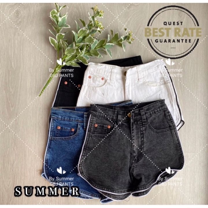 Csaual Summer Plus Size S-5Xl Korean Style Denim Shorts Women