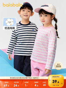 Áo Thun Trẻ Em Tay Dài Kẻ Sọc Thường Ngày Bằng Cotton 100% Cho Bé Trai Và Bé Gái Mùa Xuân Thu