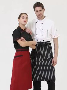 Chefs Uniform for Men Women Chefs Uniform Catering Uniform Chef Uniform for Men Women Hotel Restaurant Embroidery Chef Jacket Waiter Uniform Cooking Comfortable and Breathable Uniform