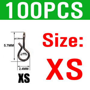 100PCS  High Carbon Steel Fly Fishing Snap Quick Change Clips Sabiki Rig Jig Lure Spinner Connector Fishing Terminal Tackle