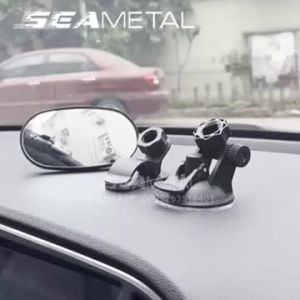 BLALION Car Baby Mirror 360°suction cup type Car Back Seat Baby View Mirror Adjustable Auxiliary Safety View Back Seat Mirror