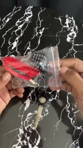 JA GANTUNGAN KUNCI MOTOR MOBIL BESI ANTI KARAT DENGAN NOMOR HP / TALI CAR KEYCHAIN