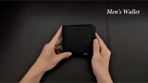 Ví Nam Mỏng Ngăn Chặn RFID Da Thật Có Ngăn Đựng Tiền Xu 2 Ngăn Đựng Tiền Giấy 10 Ngăn Đựng Thẻ Tín Dụng Ví Ngắn Thời Trang