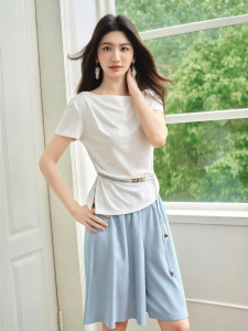 OSA | Off-shoulder Slim Design T-shirt