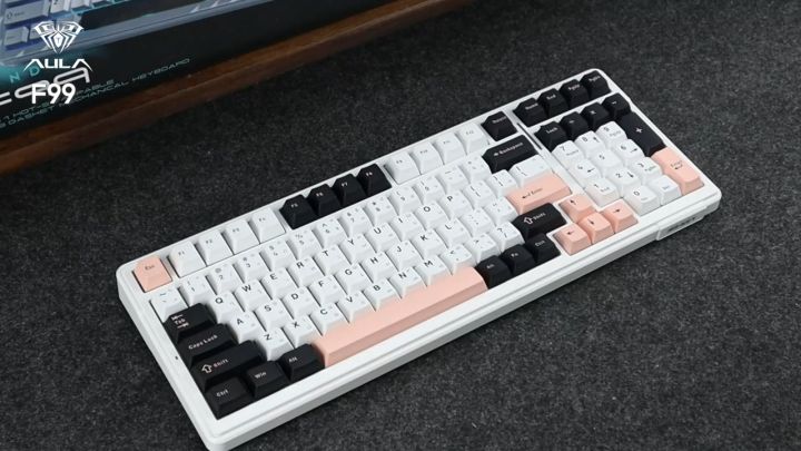 AULA F99 / F99 Pro คีย์บอร์ดไร้สาย Gasket Mechanical Keyboard 3IN1 Size 99% รับประกันศูนย์ไทย 2 ปี Reaper (Green) Switch