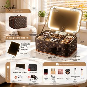 LIUZHE | Túi Đựng Mỹ Phẩm Di Động Dung Lượng Lớn