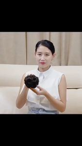 Cute Ball Head Hair Bun Women Flower Gripper Hairpin Simulation Wig Hair Accessories