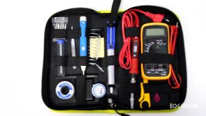 Set Solder Listrik Lengkap dengan Multimeter Iron Tool Kit 220V 60W