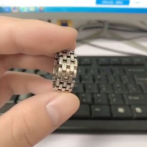 Cincin Motif Bata Tempel & Cincin Rantai Tautan Bata