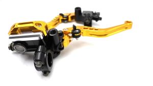 22mm Universal Motorcycle Brake Clutch Pump Lever Hydraulic Master Cylinder Accessories 7/8 22mm Adjuster Hydraulic for Honda Yamaha Kawasaki Suzuki