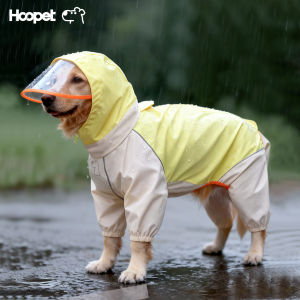 HOOPET | Four-footed Fully-covered Waterproof Dog Raincoat