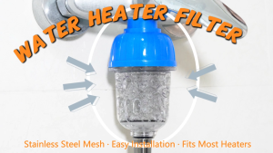 Stainless Steel Water Filter for House Bath Shower & Washing Machine Purifies Heater Water Pre filtering Can be reused