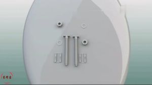 น็อตยึดฝาชักโครก รุ่น PVC อย่างหนา - ส่งจากไทย