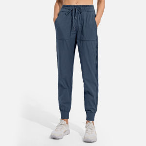 Summer Lightweight Breathable High-Waist Pockets Sport Pants