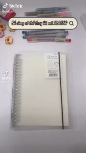 Sổ Còng kèm ruột giấy refill A5 B5 A6 DELI sổ tay học sinh làm planner bullet journal - Lõi ô ly/kẻ ngang - HA560