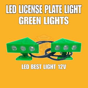 License Plate LEDLight 12v Green