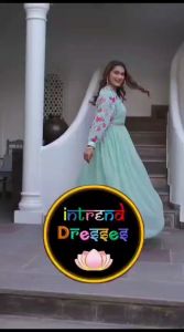 [Ready SG Stock] For Festival & Deepavali Designer Georgette / Raw Silk Premium Partywear 1 Pc Gown with Linings / Inner