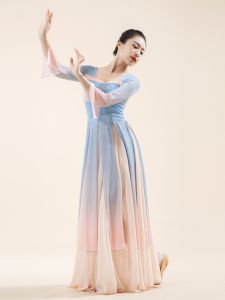 FULLBELIEF | Trang Phục Biểu Diễn Múa Đương Đại Phong Cách Trung Quốc Áo Dài Thướt Thải