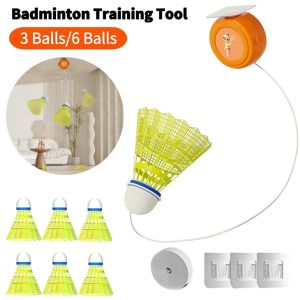 【Rotatingjump】🔥Badminton Rebound Training Device Telescopic Rotation Self-Learning Indoor Outdoor Children Adults Slalom Badminton Training Auxiliary Equipment