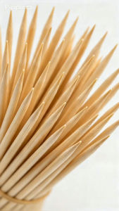 13cm Bamboo Skewers Food Grade BBQ Satay Sticks Wooden Skewers Fruit Stick Disposable Bamboo BBQ Stick Party Catering Supplies