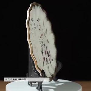 Set of 3 Decorative Pea/Rose Ceramic Vase for Living Room