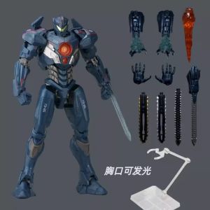 Pacific Rim Alloy Luminous Dangerous Revenge Wandering Warrior Angry Obsidian Mecha Model Collectible Toy Figure