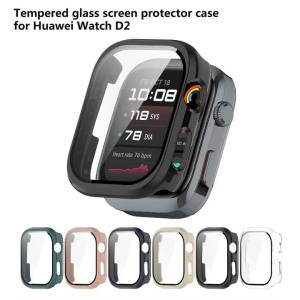 PC Case + Glass for Huawei Watch D2 Screen Protector Anti-scratch Film Bumper Protective Cover for Huawei Watch D2 Accessories