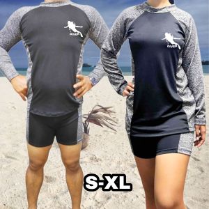 Rashguard Diver Terno Short Nylon Spandex Fit S-XL High Quality Product