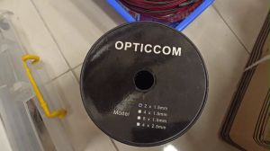 Kabel Speaker isi 2x1.5mm Opticcom Kabel Audio Spiker Lentur