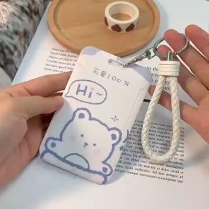 Lengan Kartu Plastik Flower ID Card Holder Motif Kawaii Tempat Kartu Photocard Photo Card Flower