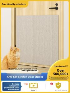 YIMING | Anti-Scratch Door Sticker Soundproof Protection Pad Pet Paw Mark Cover Upright Cat Scratching Board Non-Dusting