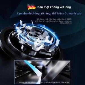 MONLEYTA | Máy tỉa râu điện tử chính hãng của Đức dành cho nam 2025 mẫu mới mini di động nhỏ như pháo máy cắt râu bằng thép hợp kim