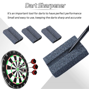 FIRMCROSS Dart Sharpener - V Sharp Design Sharpening Stone Steel Tip Darts (Batu Asah)