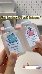 Nước hoa gấu Hanlu Baby Bear 50ml đủ mùi bodymist - Tránh muỗi đốt cho mẹ và bé