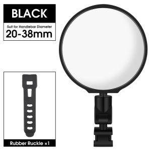 West Biking | WEST BIKING Universal Bike Rearview Mirror 360° Rotate Adjustable HD Convex Rear View Mirror Bicycle Handlebar Rearview Mirrors
