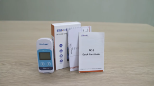 RC-5 เครื่องบันทึกข้อมูลอุณหภูมิแบบดิจิตอล USB ความแม่นยำสูงสำหรับการจัดเก็บคลังสินค้าห้องปฏิบัติการขนส่งในตู้เย็น ฯลฯ