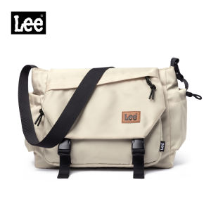 LEE Black Fashion Crossbody Bag For Women Male Flip Cover Waterproof Oxford Large Capacity Outdoor Messenger Bag For College Students With Anti-Theft Pocket