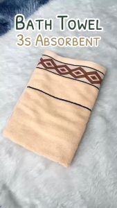 Jass Shop Absorbent Adult Thick Fabric Bath Towel For Men and Women Size 140x70