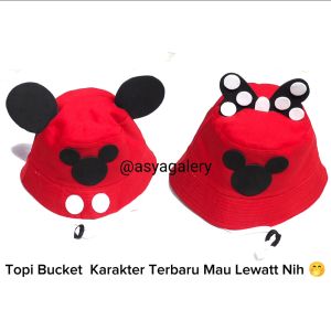 Topi Bucket Karakter Mickey Mouse & Minnie: Pilihan Terbaik untuk Anak