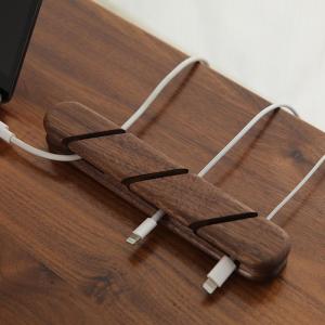 Besee | Walnut Wood Cable Organizer for Desktops