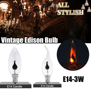Vintage Edison E14 Led Bulb Candle Light Flame Effect Bulb 3W AC220V Home For Decor Lighting Ampoule Candle Bulb
